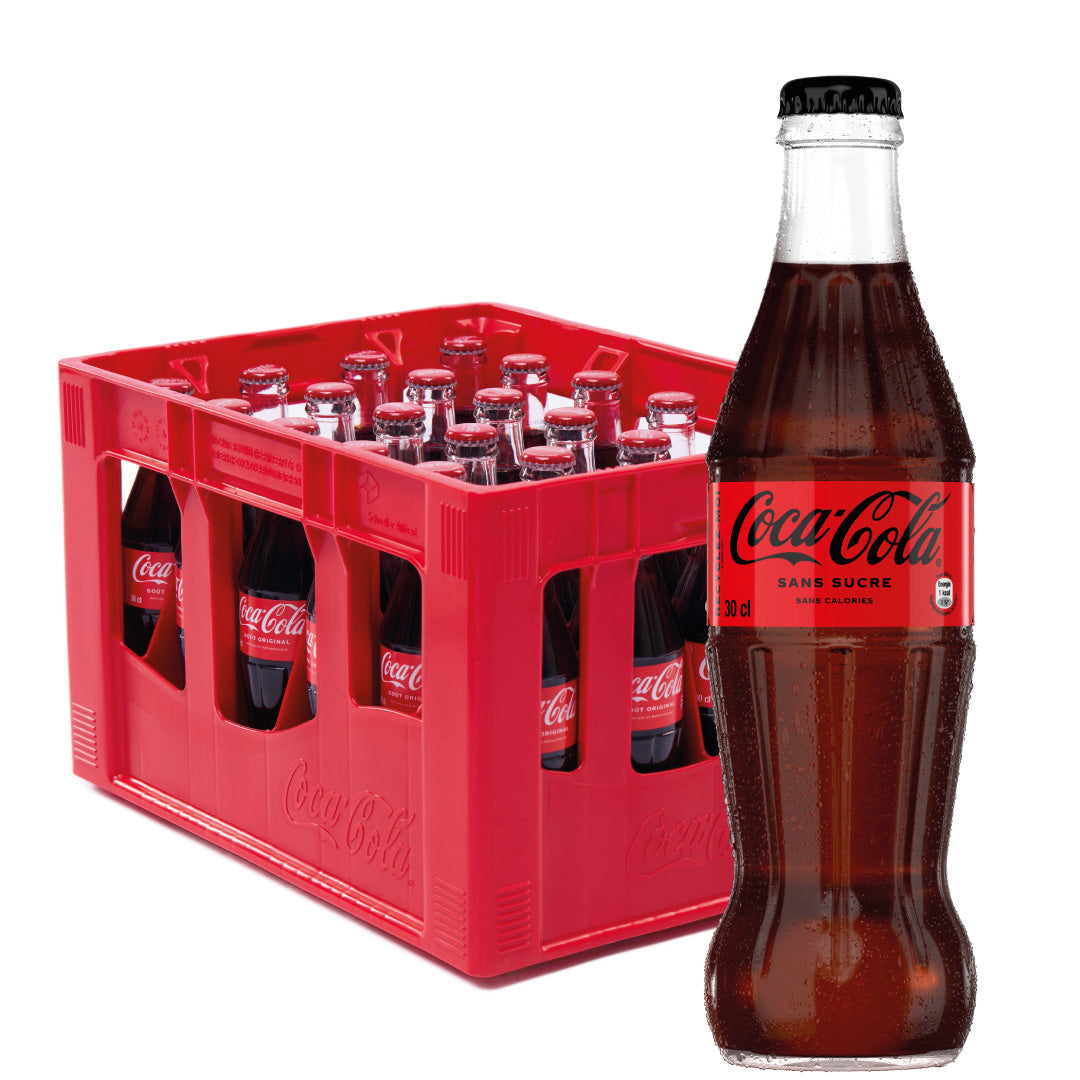 Coca-Cola Zero - 24 bouteilles 30cl